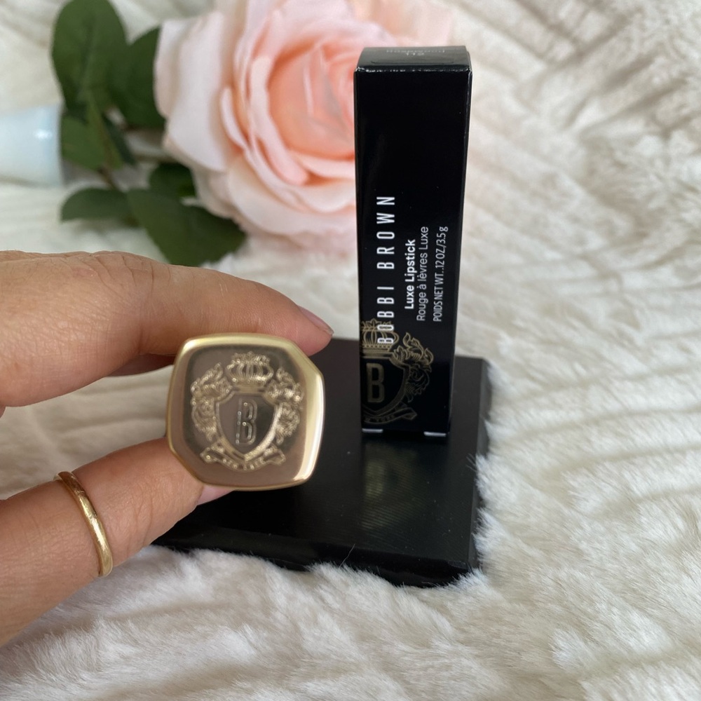 Bobbi Brown Luxe Lipstick Rosewood 112 Skincare Infused Rich Satin Finish - Picture 3 of 9